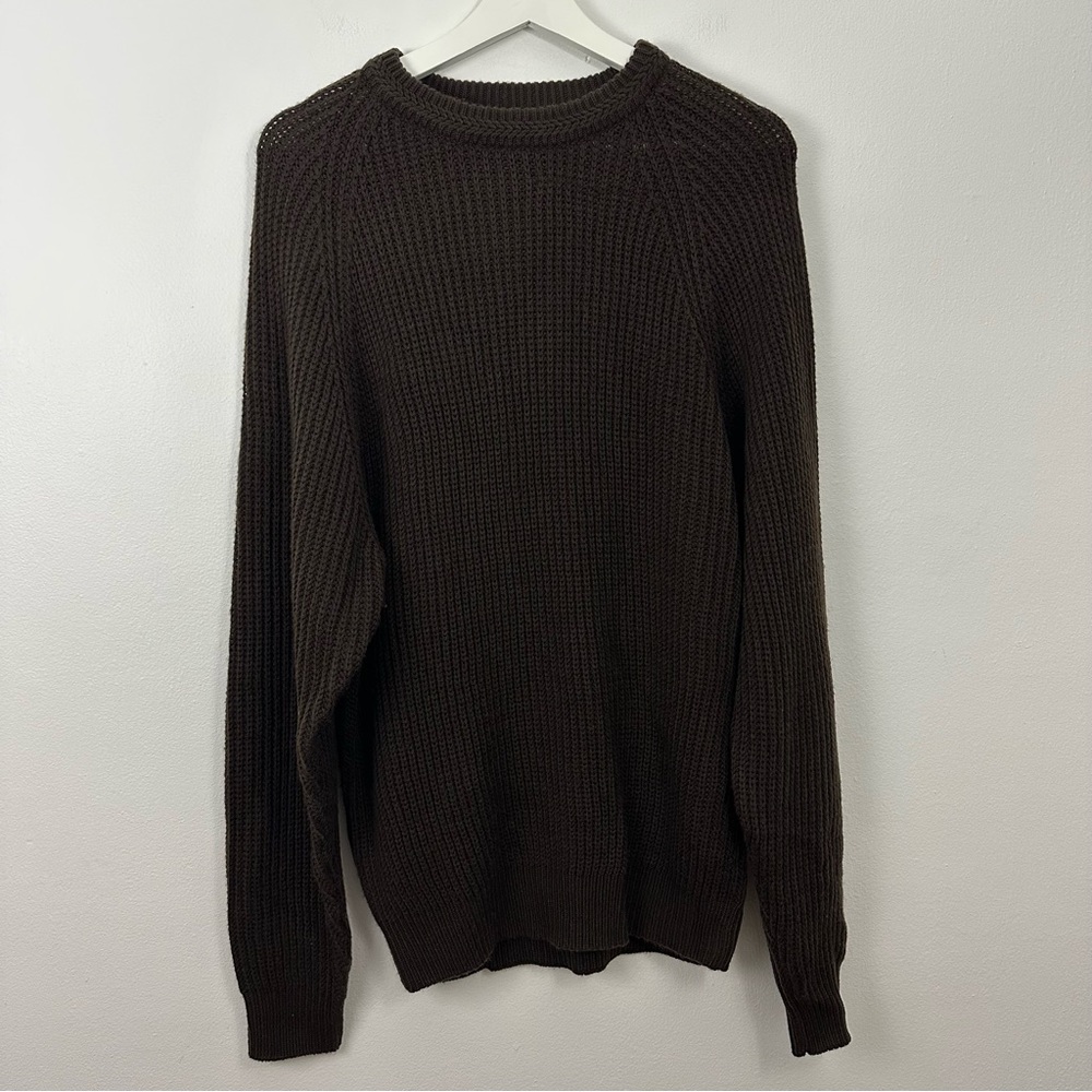 Vintage American Weekend Mens Brown Pullover Sweater Size M